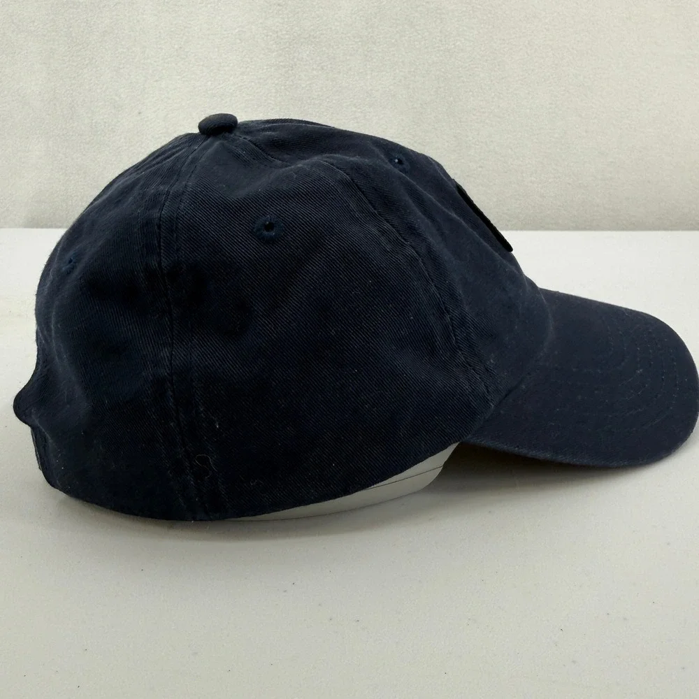 Bud Light Hat Mens OSFA Navy Blue Embroidered Logo Cotton Dad Cap Adjustable